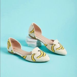 Restricted ModCloth banana d’Orsay flats